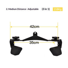New Adjustable Back-Stretching Device  8-Piece Set With Adjustable Handles