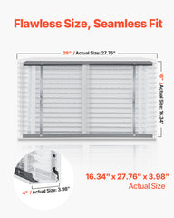 Air Filters MERV 11 Electrostatic Pleated HVAC Furnace Filter 2-Pack 16 X 28 X 4