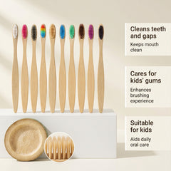 Bamboo Toothbrush Set