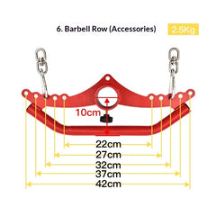 New Adjustable Back-Stretching Device  8-Piece Set With Adjustable Handles