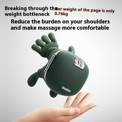 Electric Neck And Shoulder Muscle Massager Wireless Shoulder And Back Kneading Massage Shawl Neck Masajeador Relax Pain Relief