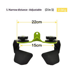 New Adjustable Back-Stretching Device  8-Piece Set With Adjustable Handles