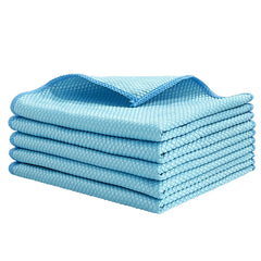 Fish-scale Fabric Glass-cleaning Cloth For The Kitchenultra-fine Microfiber Highly Absorbent Extra-thickAnd Lint-free