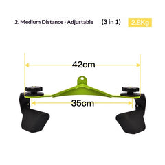 New Adjustable Back-Stretching Device  8-Piece Set With Adjustable Handles