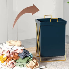 Household Bathroom Waterproof Folding Laundry Basket