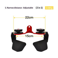 New Adjustable Back-Stretching Device  8-Piece Set With Adjustable Handles