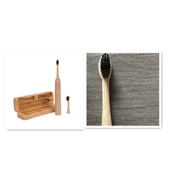 New Bamboo USB Rechargeable Electric Toothbrush