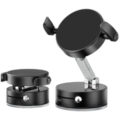 Upgraded Wireless Magnetic 360 Degree Rotating Adjustable Folding Car Phone Holder Strong Suction Power Is Suitable For Magsafe And All Smartphones