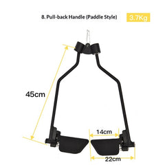 New Adjustable Back-Stretching Device  8-Piece Set With Adjustable Handles