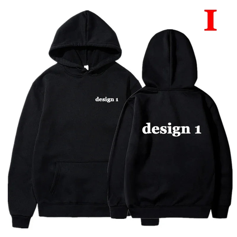 Men Hoodies Loose Casual Clothing Women Fashion Long Sleeve Hooded Pullover Personality Design Streetwear Sweatshirts