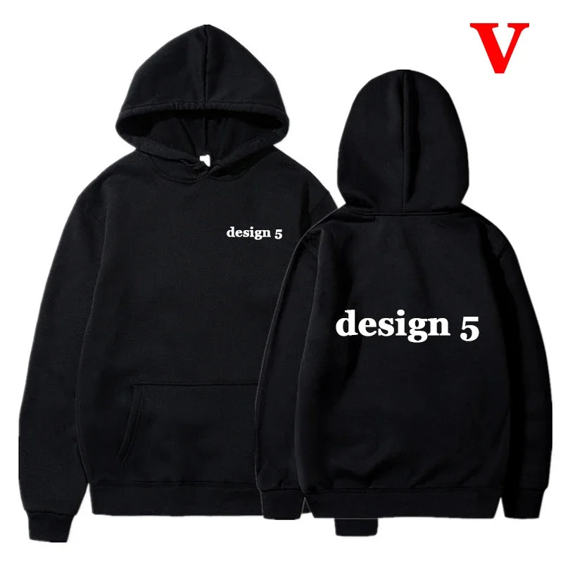Men Hoodies Loose Casual Clothing Women Fashion Long Sleeve Hooded Pullover Personality Design Streetwear Sweatshirts