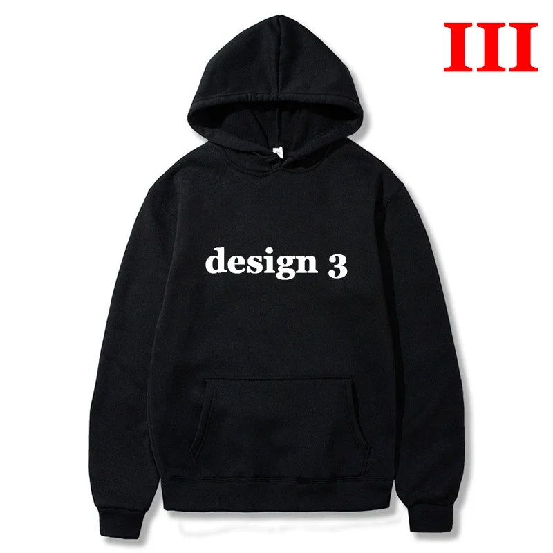 Men Hoodies Loose Casual Clothing Women Fashion Long Sleeve Hooded Pullover Personality Design Streetwear Sweatshirts