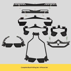 New Adjustable Back-Stretching Device  8-Piece Set With Adjustable Handles