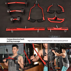 New Adjustable Back-Stretching Device  8-Piece Set With Adjustable Handles