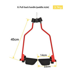New Adjustable Back-Stretching Device  8-Piece Set With Adjustable Handles